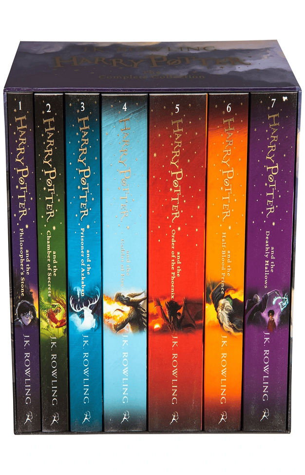 Harry Potter Book Set (Books 1–7) by J.K. Rowling – Complete Fantasy Series