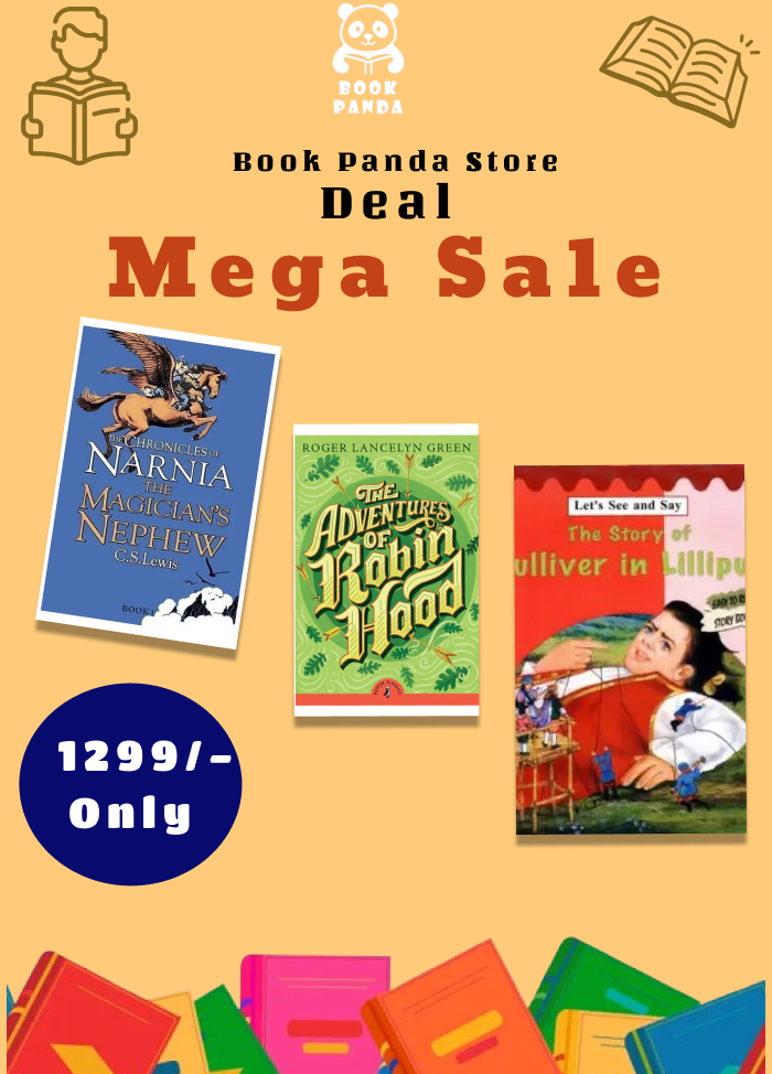 Combo Deal – The Magician's Nephew (Chronicles of Narnia) + The Adventures of Robin Hood + The Story of Gulliver in Lilliput (3 Classic Fantasy Books Set – Children’s Collection)