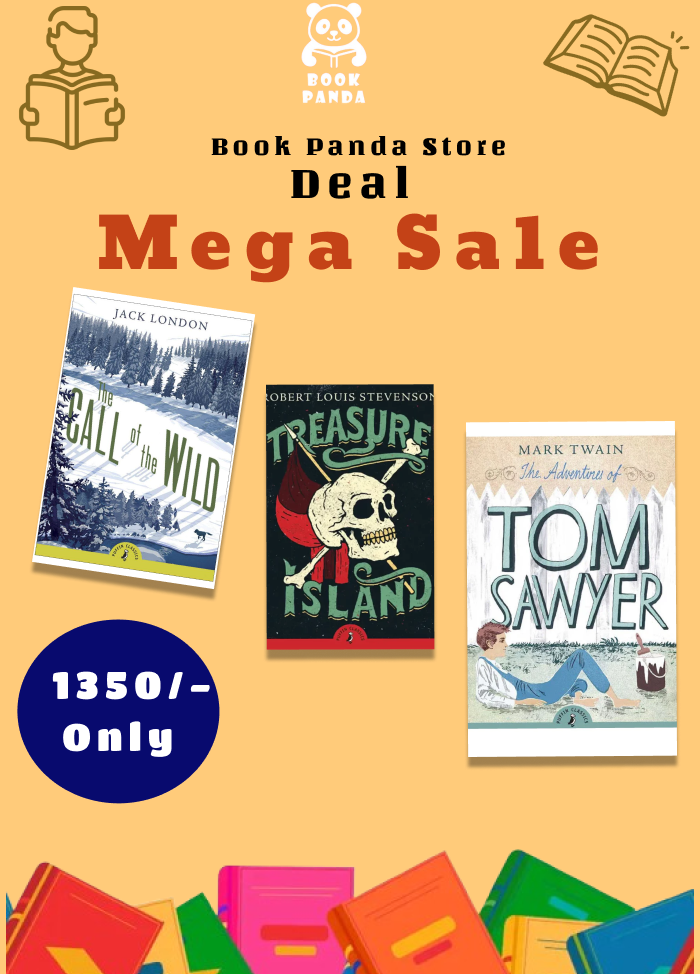 Combo Deal – Treasure Island + The Adventures of Tom Sawyer + The Call of the Wild (World Famous Children’s Adventure Novels Set – 3 Books)