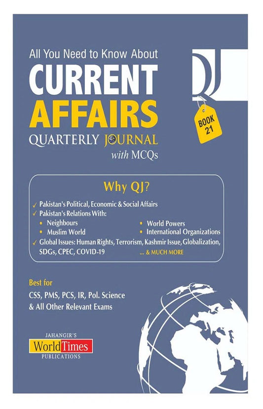 CURRENT AFFAIRS Quarterly Journal with MCQs – Jahangir’s World Times (JWT)