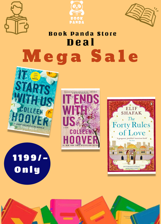 Combo Deal – It Ends With Us + It Starts With Us + The Forty Rules of Love (Modern English Fiction Bestseller Set – 3 Books)