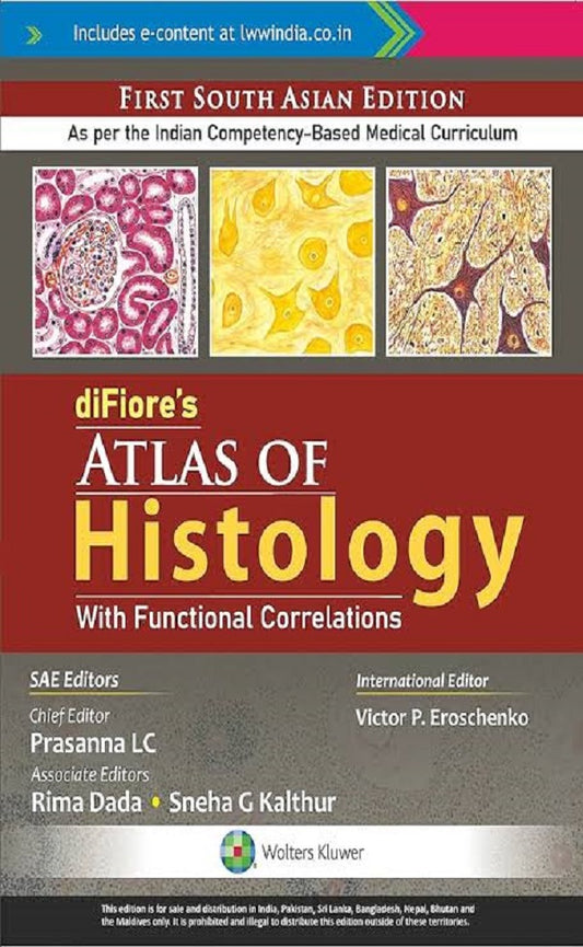 DiFiore’s Atlas of Histology with Functional Correlations | Histology Atlas for Medical Students