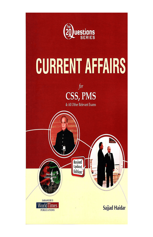 Top 20 Questions CURRENT AFFAIRS – By Sajjad Haidar | Jahangir’s World Times (JWT)